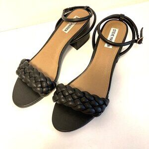 Steve Madden Irisa Black Sandals Size 10